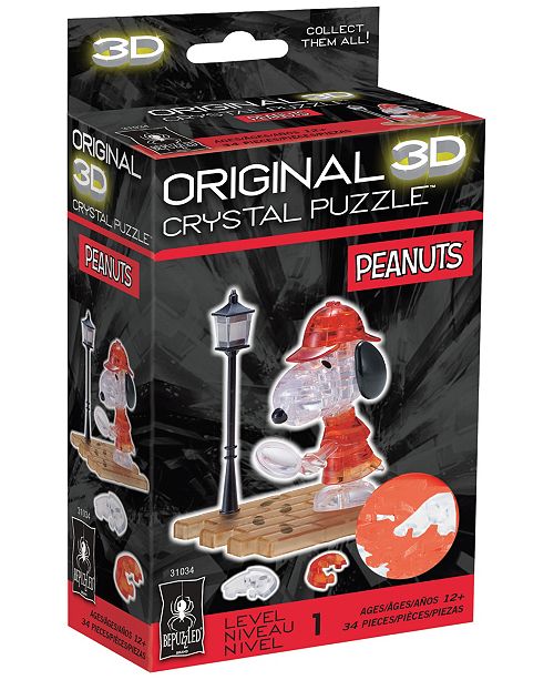Bepuzzled 3d Crystal Puzzle Detective Snoopy 34 Pcs Reviews