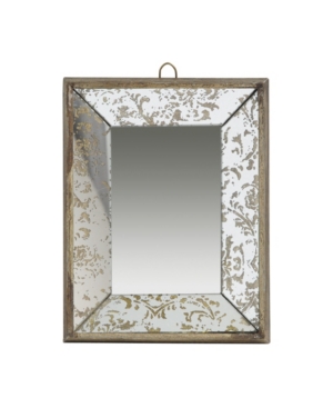 Ab Home Dorthea Hanging Mirror, Small In Gold
