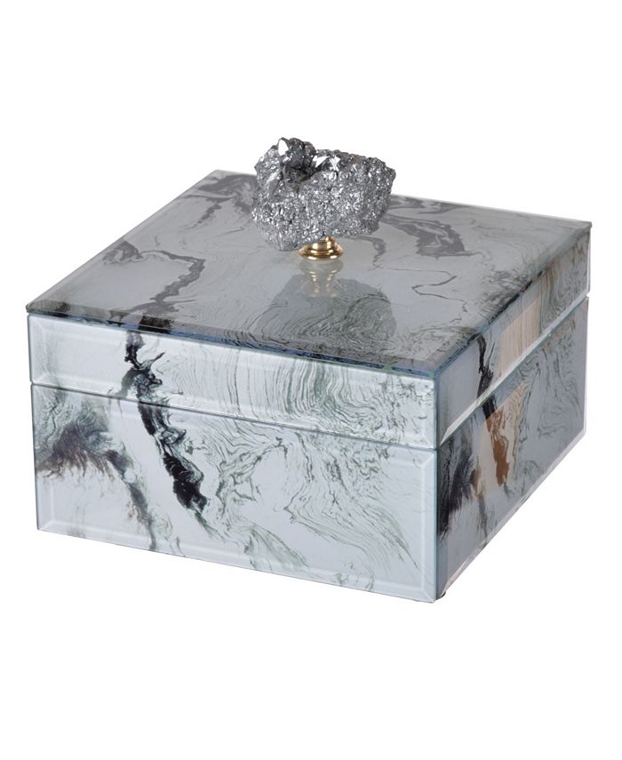 Ab Home White Marbled Jewelry Case Small Reviews Macy S - A B Home Decorative Box