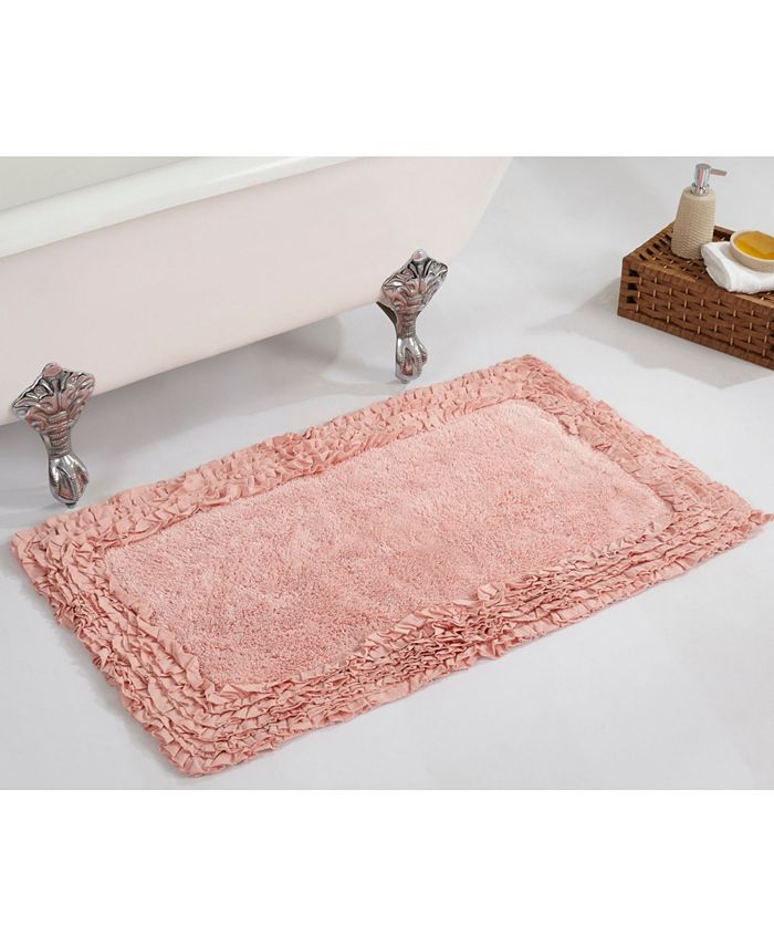 Better Trends Ruffle Bath Rug 24" x 40" Macy's