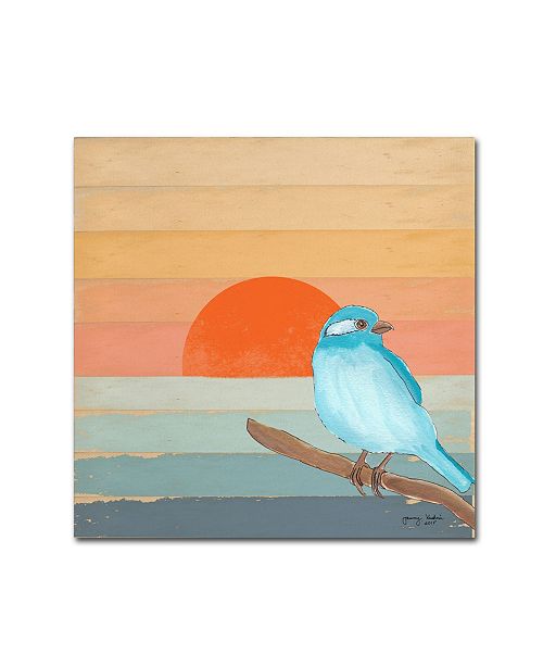 Trademark Global Tammy Kushnir Blue Bird By Water Canvas Art