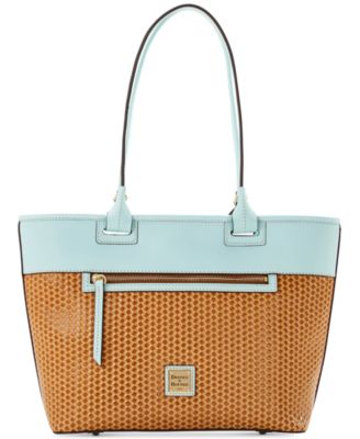 dooney and bourke woven leather bag