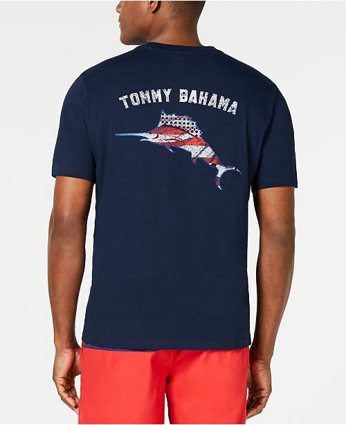 Tommy Bahama Men S Independence Marlin Logo Graphic T Shirt