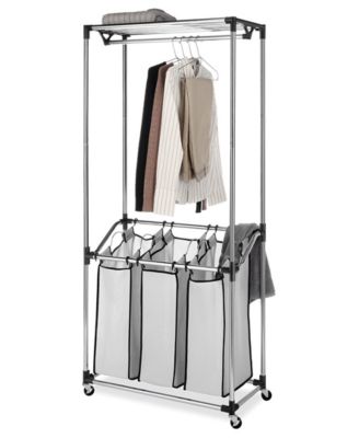 Whitmor - Chrome Laundry Center & Sorter