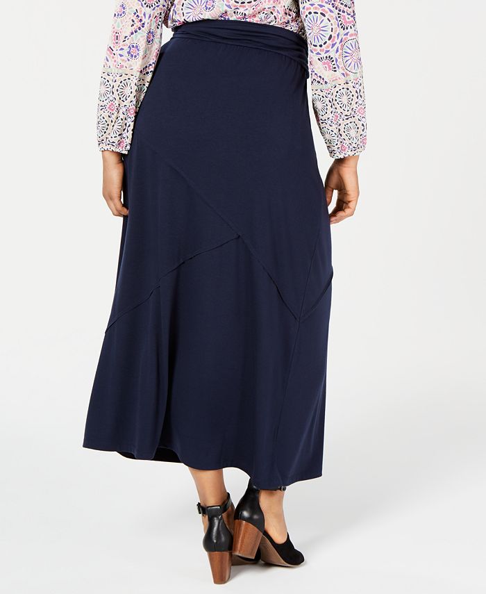 Macys plus size maxi skirts on sale