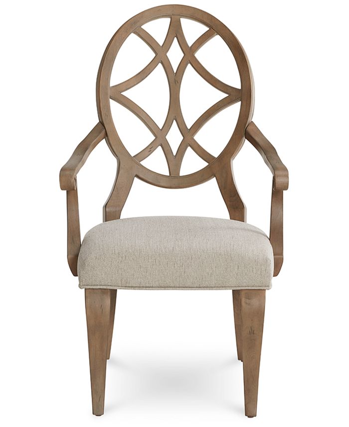 Trisha Yearwood Home Jasper County Stately Brown Arm Chair Macy's