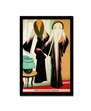 Trademark Global Vintage Lavoie 'deco Fashion 1932' Canvas Art In Multi