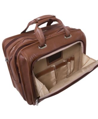West Town 15" Fly-Through Checkpoint-Friendly Patented Detachable -Wheeled Laptop Briefcase