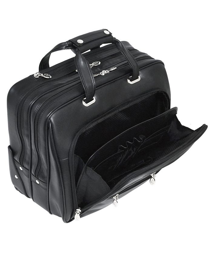 McKlein Wrightwood Wheeled Laptop Briefcase & Reviews - Backpacks ...