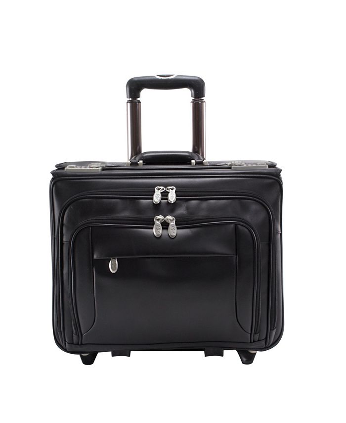 McKlein Sheridan 15" Patented Detachable Wheeled Catalog Briefcase