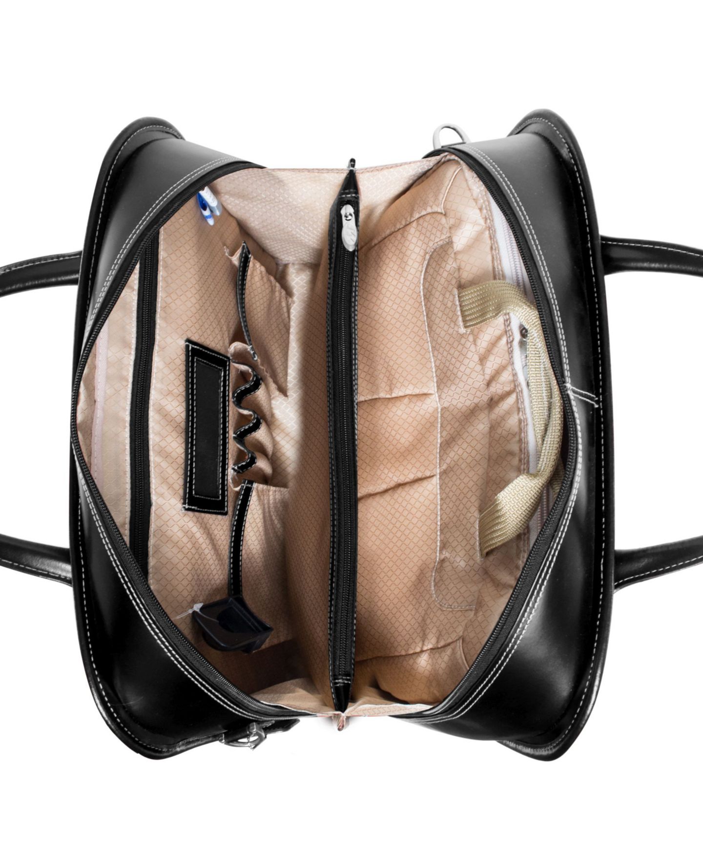 Портфели McKlein Lakewood, 15" Fly-Through Checkpoint-Friendly Ladies Laptop, цвет: Чёрный — фото 5