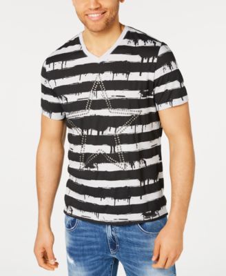 INC International Concepts - Men's Drippy Stripe T-Shirt