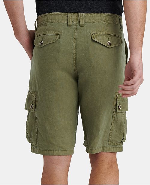 Lucky Brand Men's Linen Cargo Shorts & Reviews - Shorts - Men - Macy's