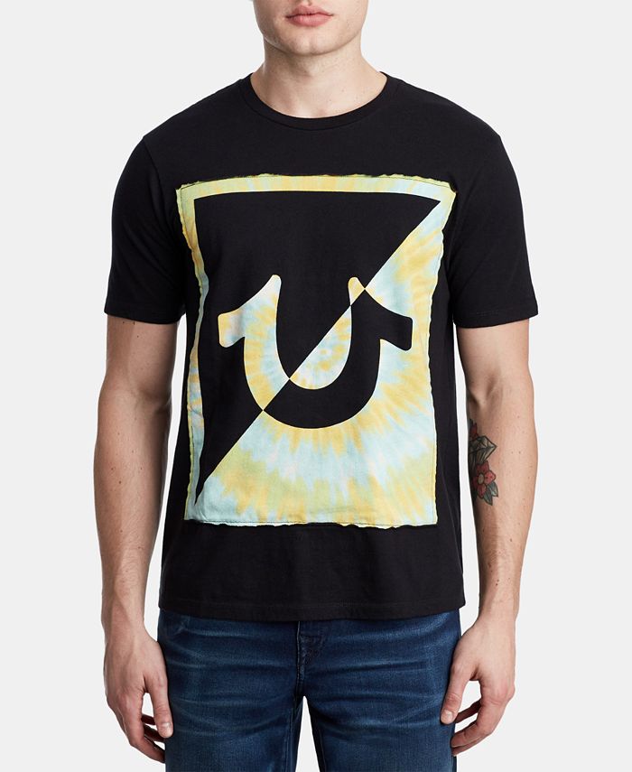True Religion Men's Tie Dye Logo T-Shirt & Reviews - T-Shirts - Men ...