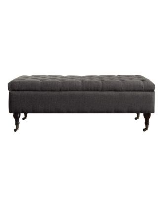 Elle D&eacute;cor Collette Tufted Storage Bench