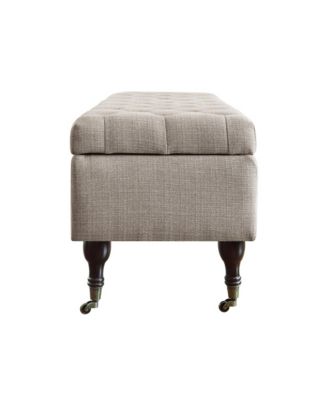 Elle D&eacute;cor Collette Tufted Storage Bench