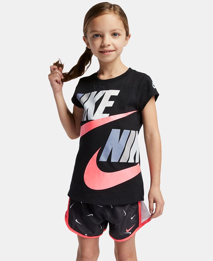 Nike Little Girls Printed Tempo Shorts Macy's