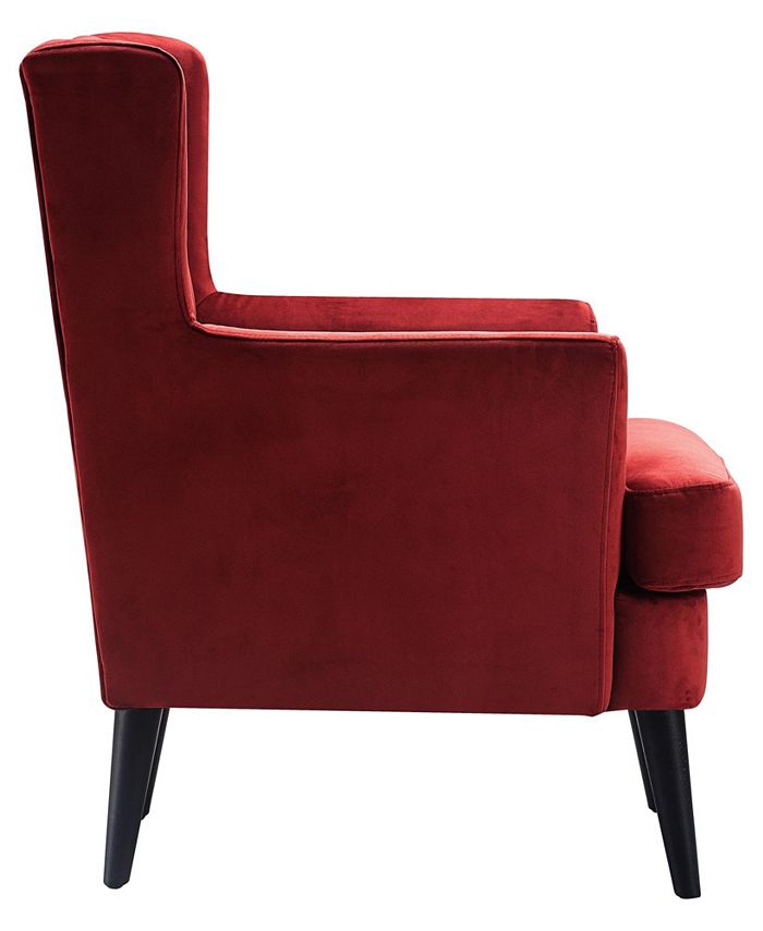 Elle Decor Elle Décor Celeste Tufted Velvet Accent Chair Macy's