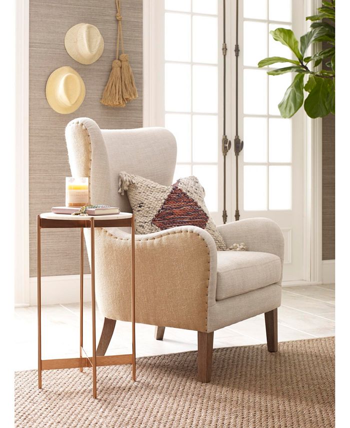 Elle Decor Elle D cor 2 Tone Wingback Chair Macy s