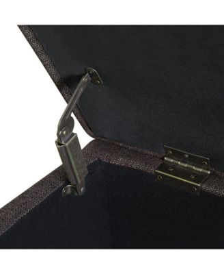 Abbot Square Tufted Ottoman with Storage and Casters