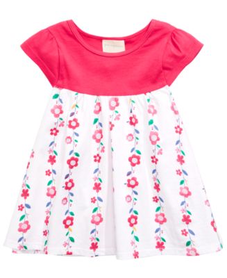 First Impressions Baby Girls Flower Border Tunic, Created for Macy's ...