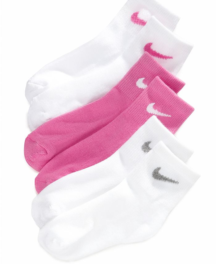Nike 3-Pack Quarter Low-Cut Socks, Little Girls & Big Girls & Reviews ...