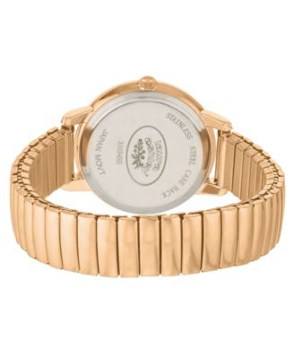 Rose Gold Stretch Bracelet Watch
