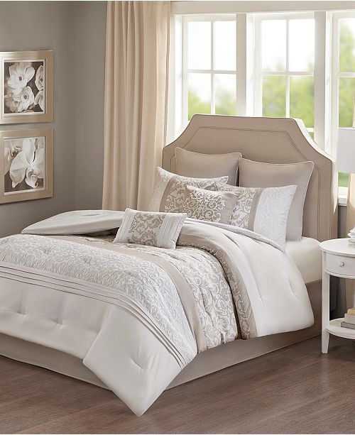 Jla Home 510 Design Ramsey King Embroidered 8 Piece Comforter Set