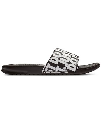 men's nike benassi jdi print tie dye slide sandals