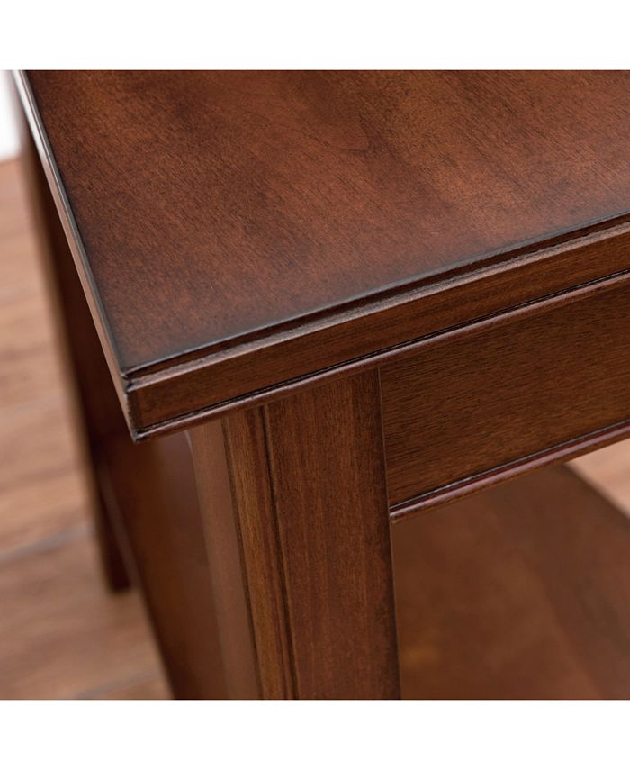 Leick Home Grayson Recliner Wedge Wooden End Table Macy's