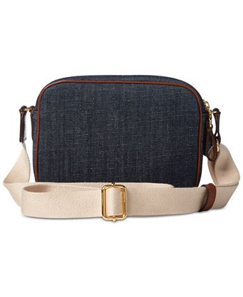 Lauren ralph lauren top huntley camera leather bag