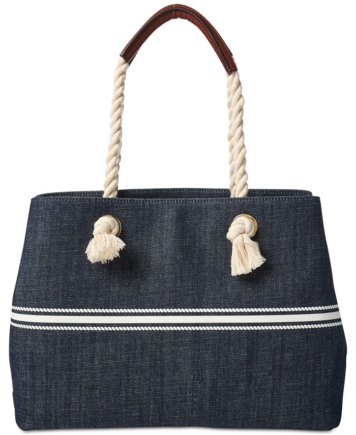 Lauren Ralph Lauren Huntley Market Tote & Reviews - Handbags ...