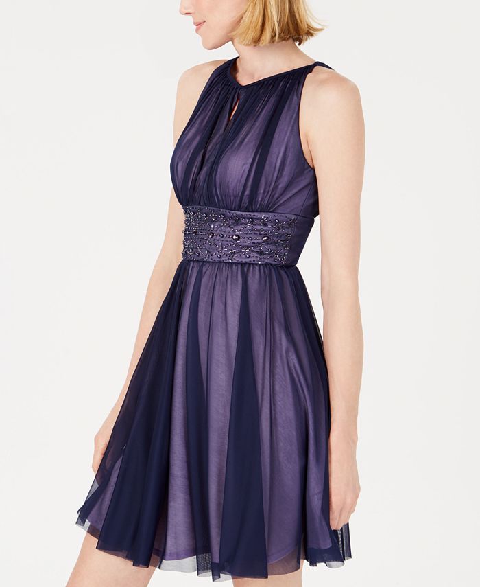 keyhole halter gown