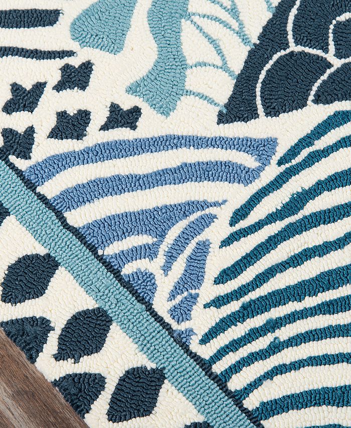 Madcap Cottage Under The Loggia Windsor Park Blue 3'9" x 5'9" Indoor