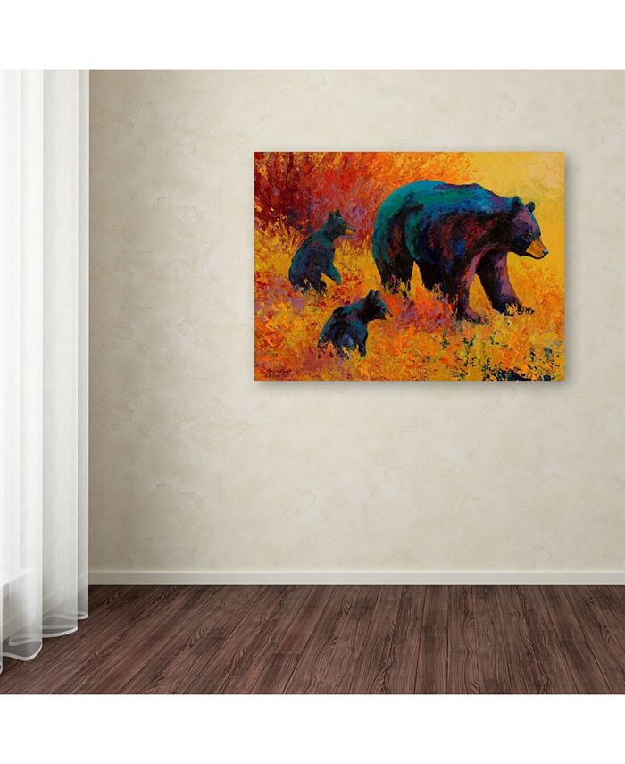 Trademark Global Marion Rose 'Double Trouble Black Bear' Canvas Art ...