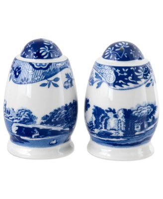 Dinnerware, Blue Italian Salt and Pepper Shakers