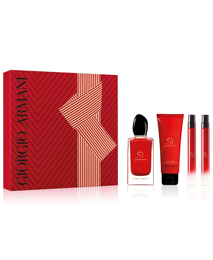 Giorgio Armani Sì Passione Eau de Parfum 4-pc Gift Set - Macy's