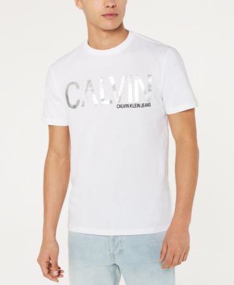 Calvin Klein Jeans - Men's Metallic Logo Graphic T-Shirt