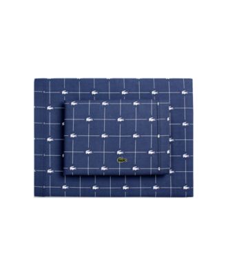 Printed Cotton Percale 4-Pc. Sheet Set, California King