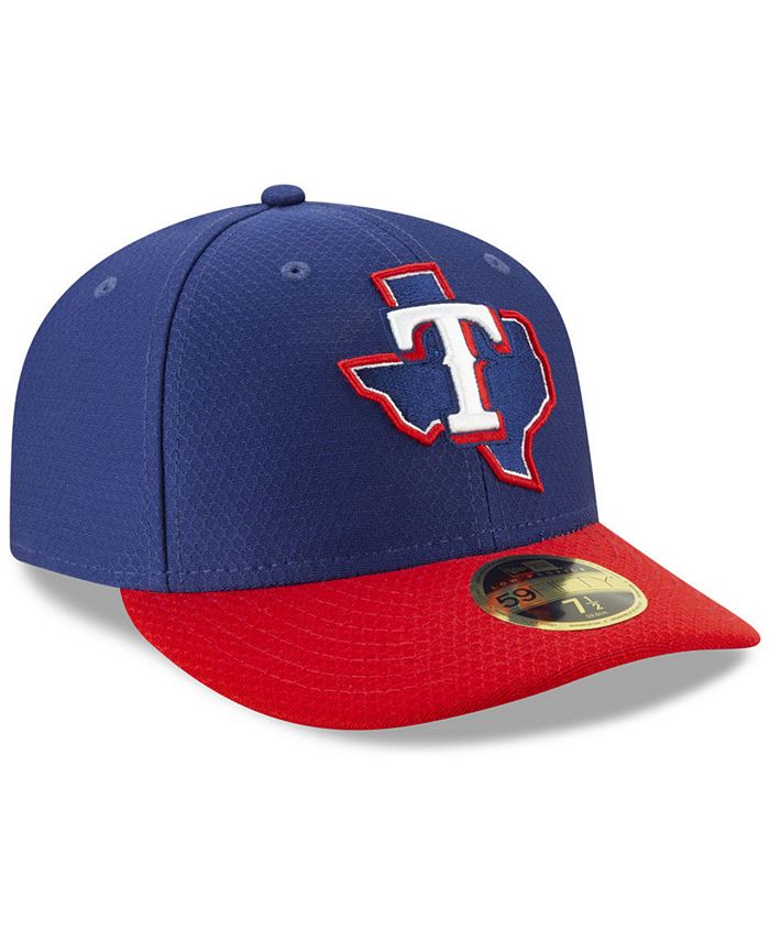 New Era Texas Rangers Batting Practice Low Profile 59FIFTY-FITTED Cap ...