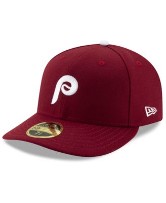 phillies low profile fitted hat