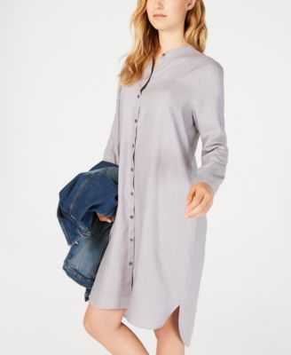 finders keepers bella button down mini dress