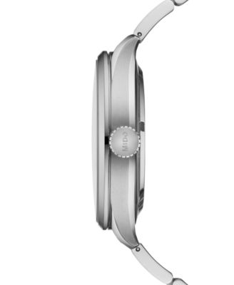 Men's Swiss Automatic Multifort Chronometer Stainless Steel Bracelet Watch 42mm