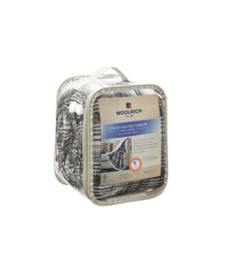 Tasha Plaid Electric Reversible Faux-Fur to Berber Throw, 60" x 70"