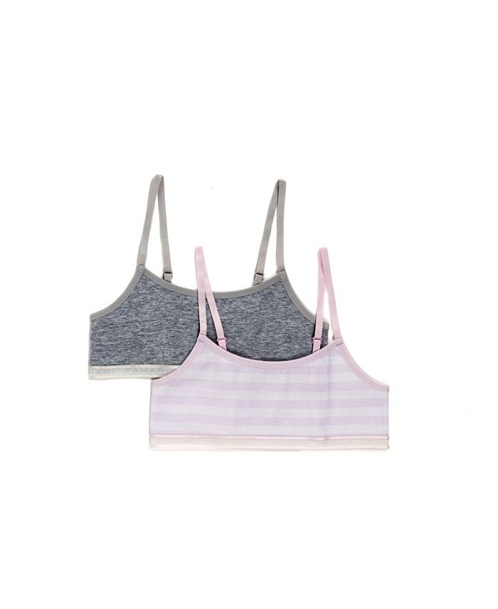 Tahari Girls Tahari Girl 2-Pack Striped Bra & Reviews - Underwear ...