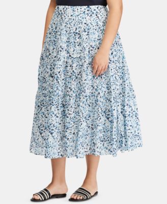 Lauren Ralph Lauren - Plus Size Tiered Skirt