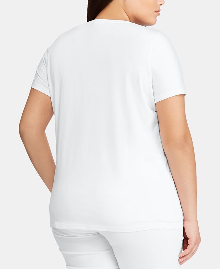 Lauren Ralph Lauren Plus Size T-Shirt - Macy's
