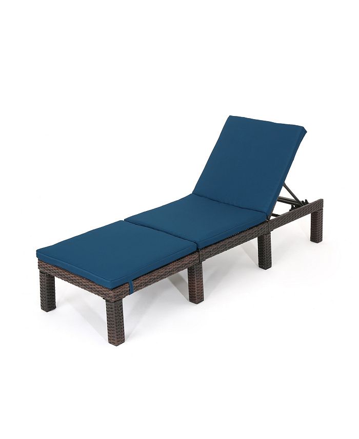 Noble House - Jamaica Outdoor Chaise, Quick Ship
