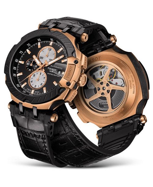 Tissot Men S T Race Motogp 2019 Swiss Automatic Limited Edition Black Rubber Strap Watch 48 8mm Reviews All Fine Jewelry Jewelry Watches Macy S