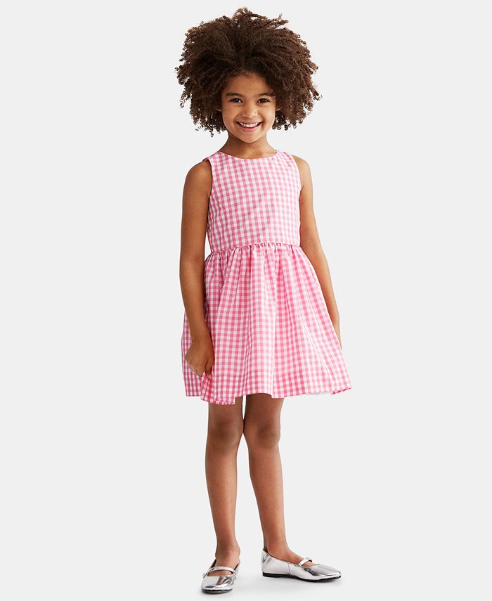 Polo Ralph Lauren Toddlers Checkered Fit-and-Flare Dress, Created for ...